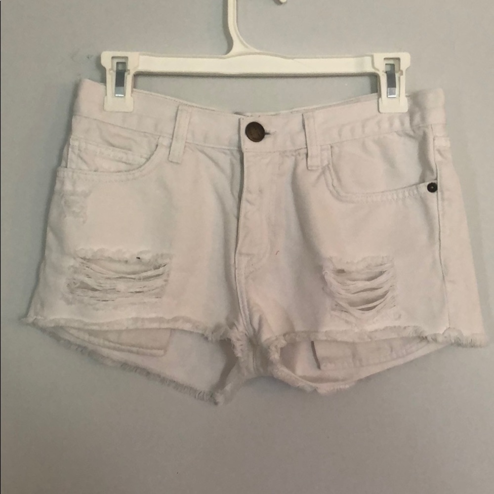 Free People Jean Shorts